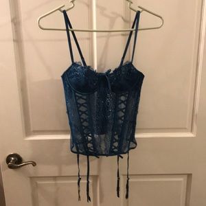 Victoria’s secret blue corset